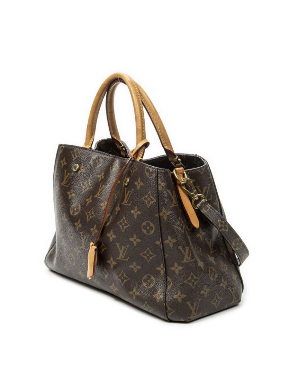 Louis Vuitton Montaigne Brown Monogram Canvas Messenger Bag - Picture 2 of 11